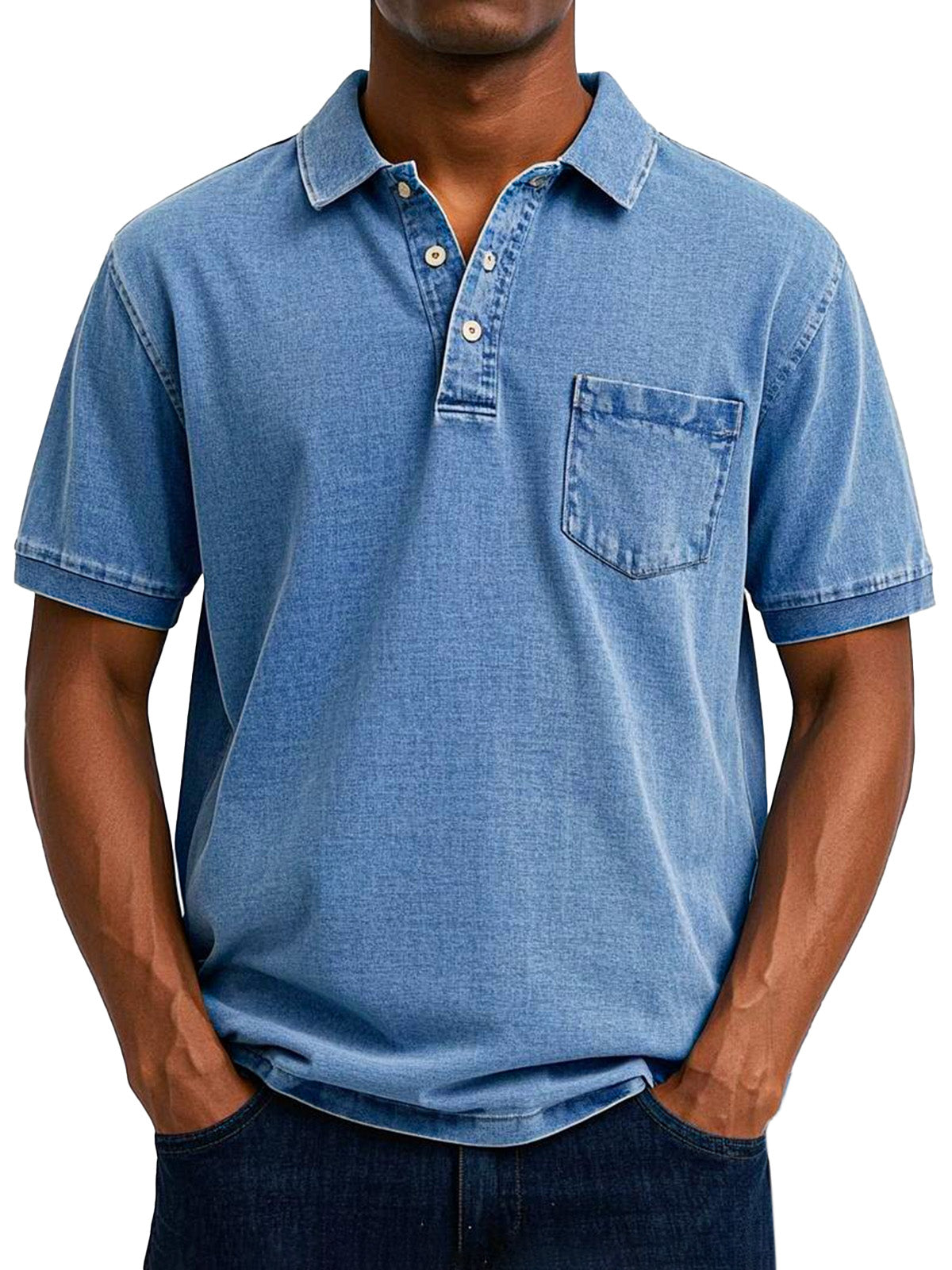 Threadanova | Vintage casual polo shirt for men