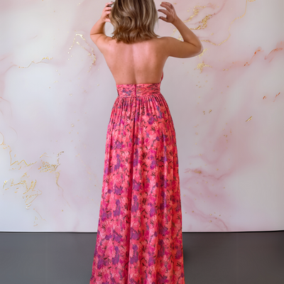 Threadanova | Vera Elegant floral print dress