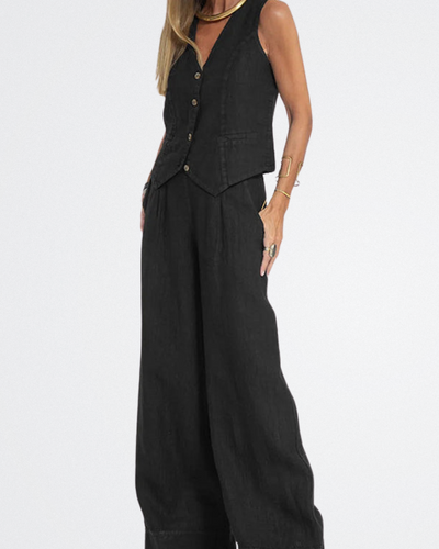 Threadanova | Elegant Linen Two-Piece