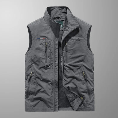 Threadanova | Cargo vest with multiple pockets