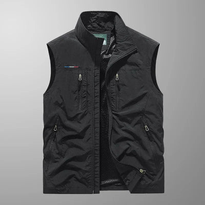 Threadanova | Cargo vest with multiple pockets