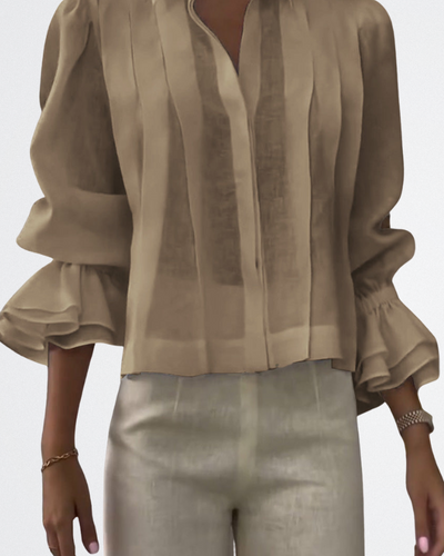 Threadanova | Elegant Sheer Blouse