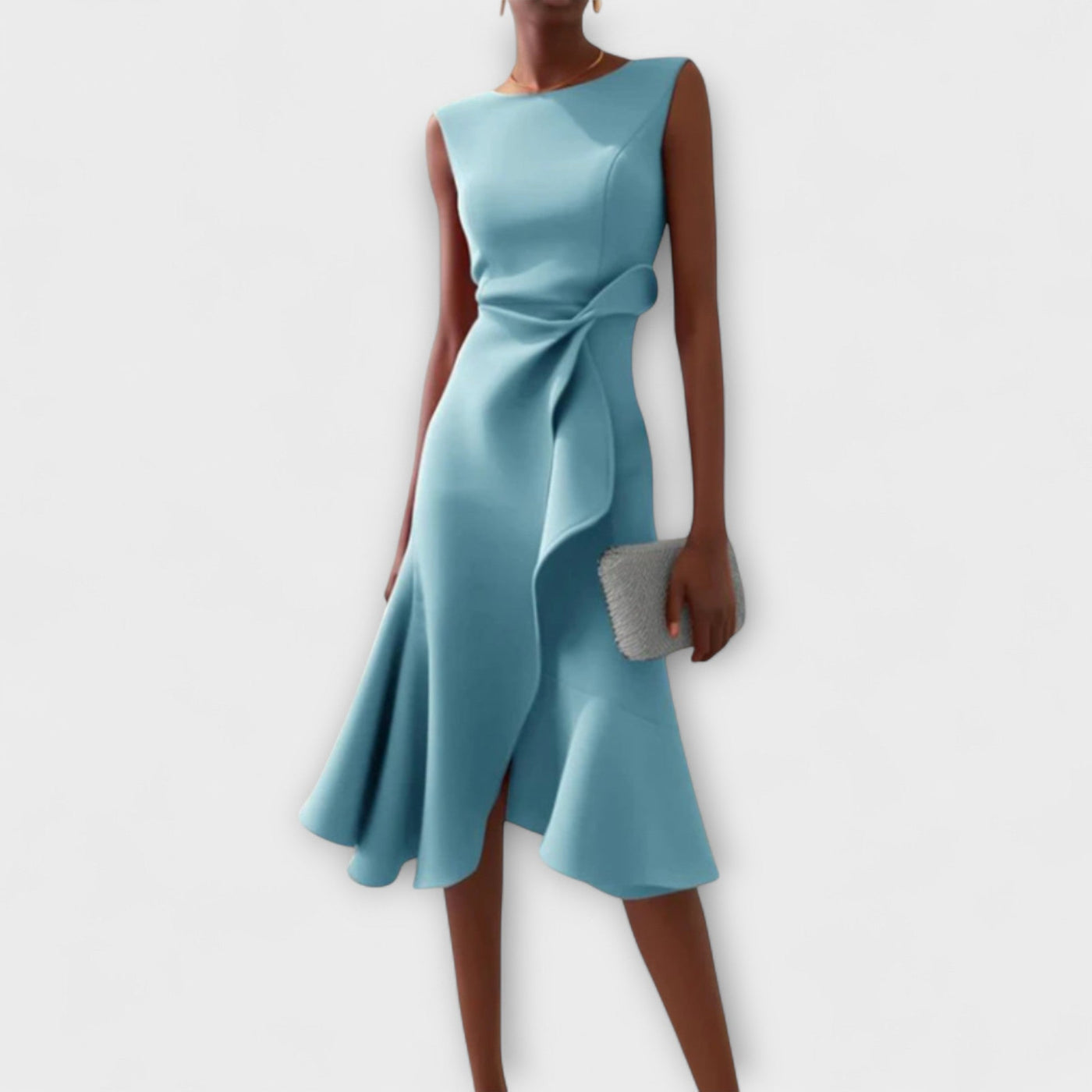 Threadanova | Asymmetric Midi Dress