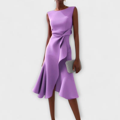 Threadanova | Asymmetric Midi Dress