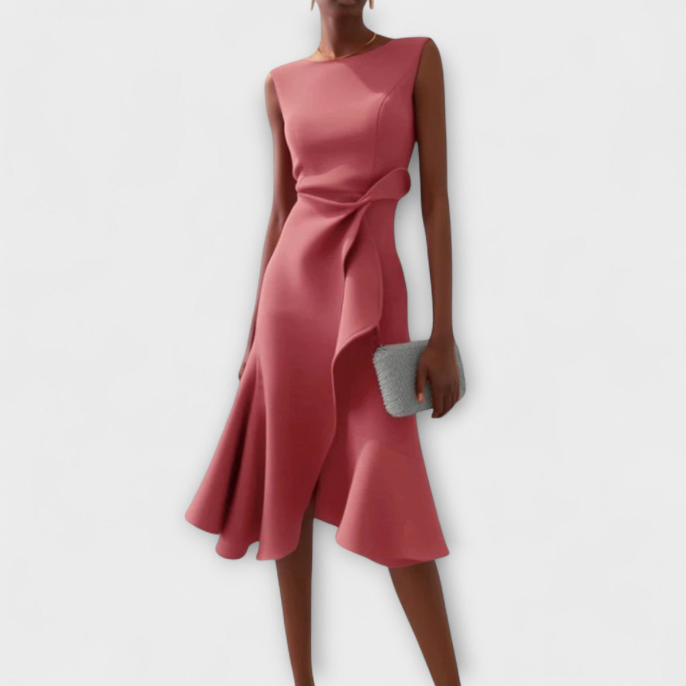 Threadanova | Asymmetric Midi Dress