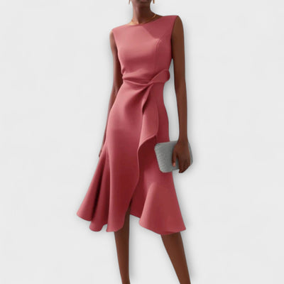Threadanova | Asymmetric Midi Dress