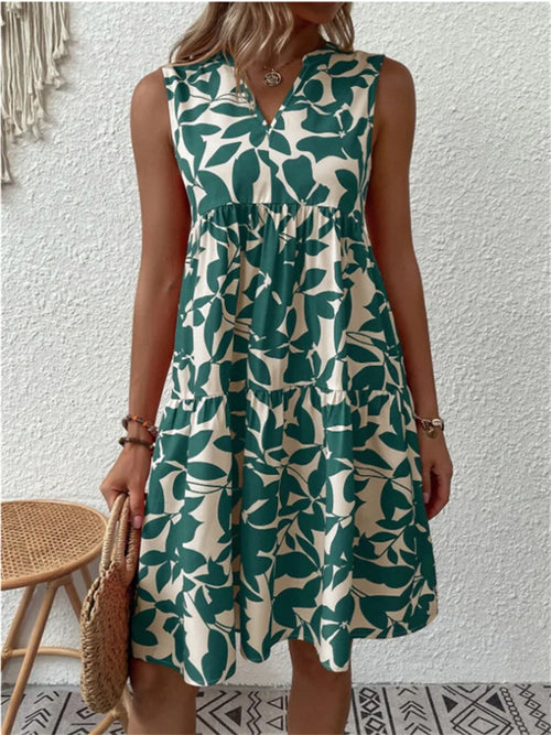 Threadanova | The Leafy Dress