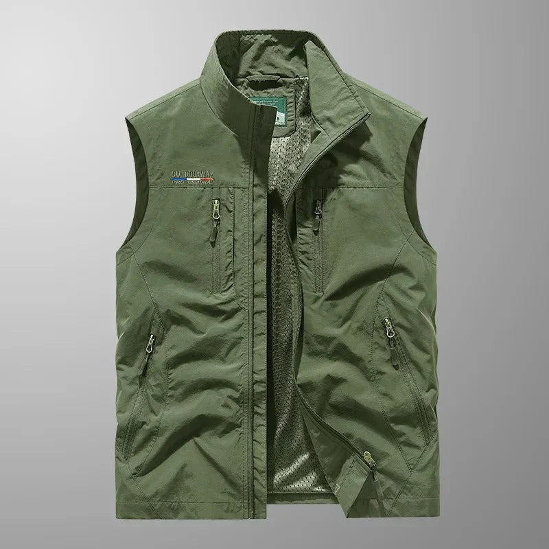 Threadanova | Cargo vest with multiple pockets