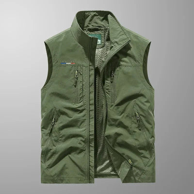 Threadanova | Cargo vest with multiple pockets