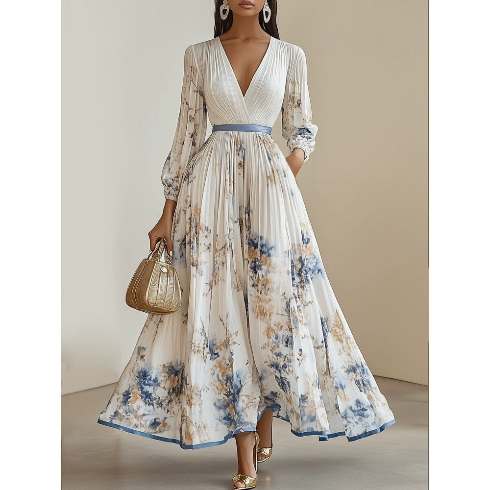 Threadanova | Elegant Pleated Dress