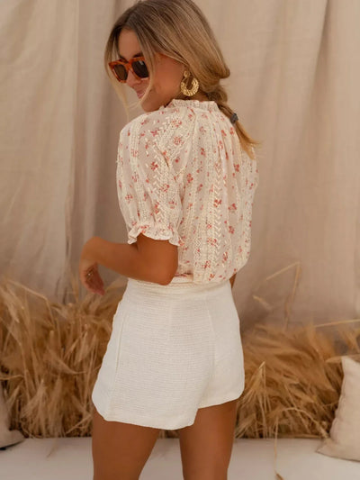Threadanova | Summer-Charm Floral Blouse