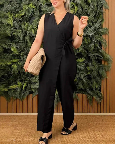 Threadanova | Elegant jumpsuit with belt